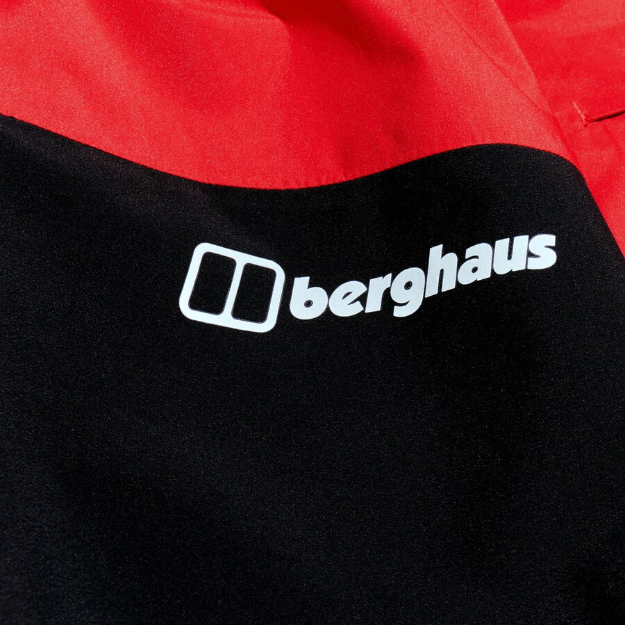 mens mtn guide gore-tex pro jacket - redblack berghaus