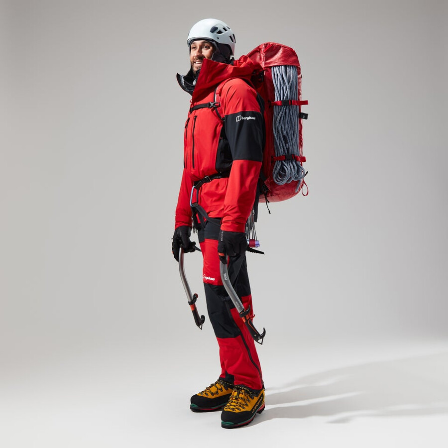 mens mtn guide gore-tex pro jacket - redblack berghaus