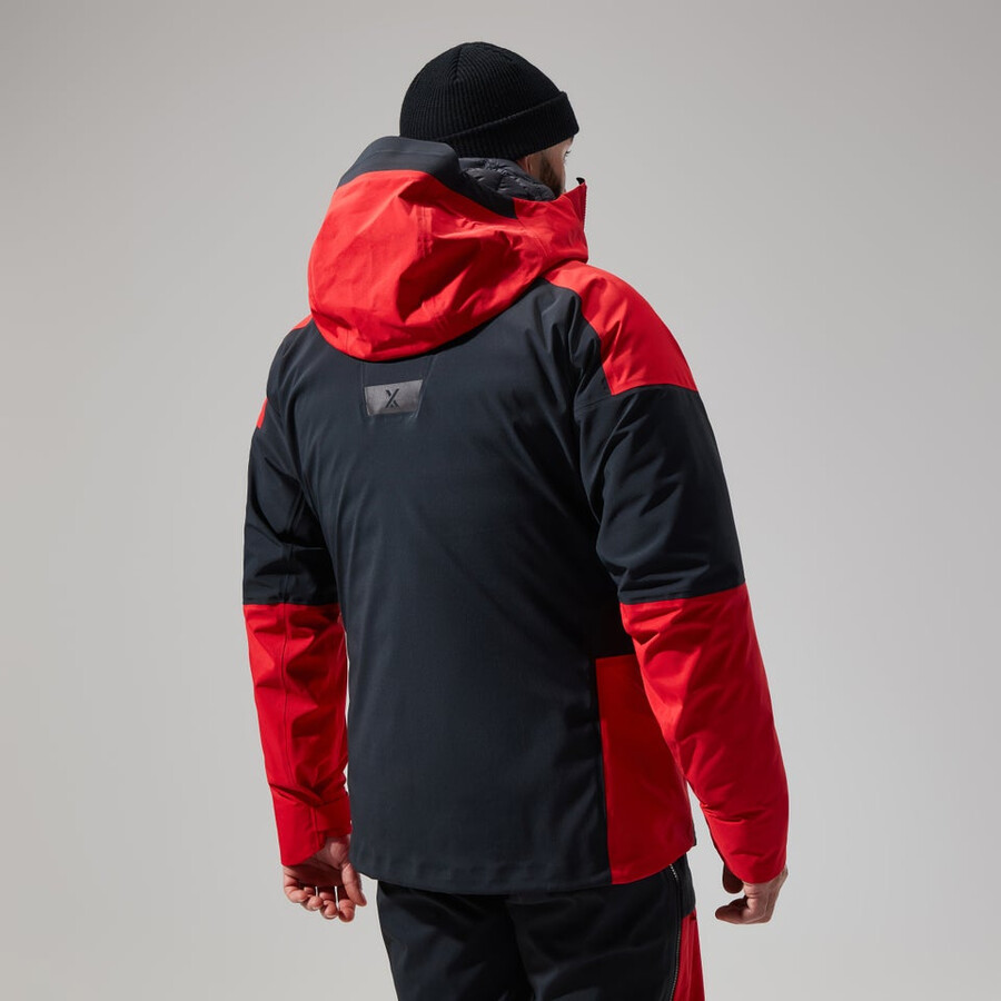 mens mtn guide gore-tex pro jacket - redblack berghaus