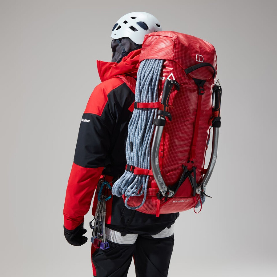 mens mtn guide gore-tex pro jacket - redblack berghaus