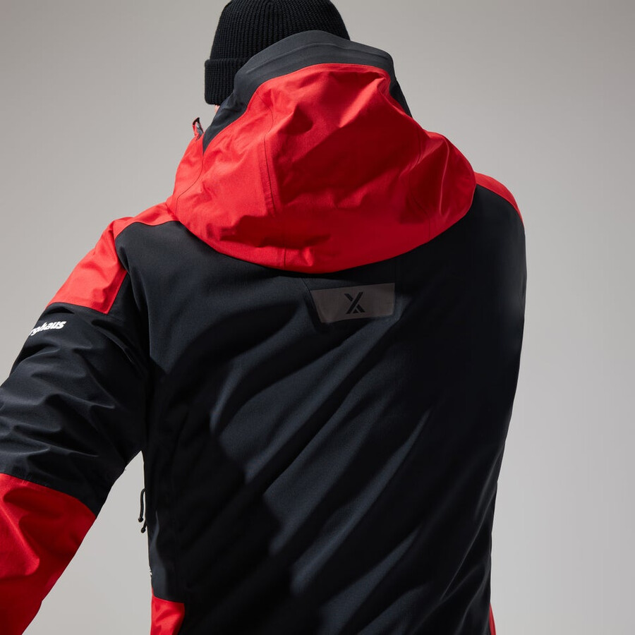 mens mtn guide gore-tex pro jacket - redblack berghaus