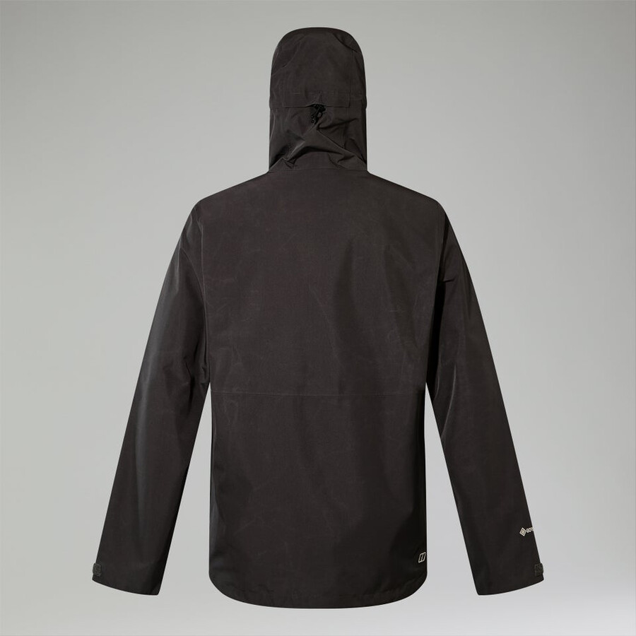 mens bramblfell interactive gore-tex waterproof jacket - greyblack berghaus
