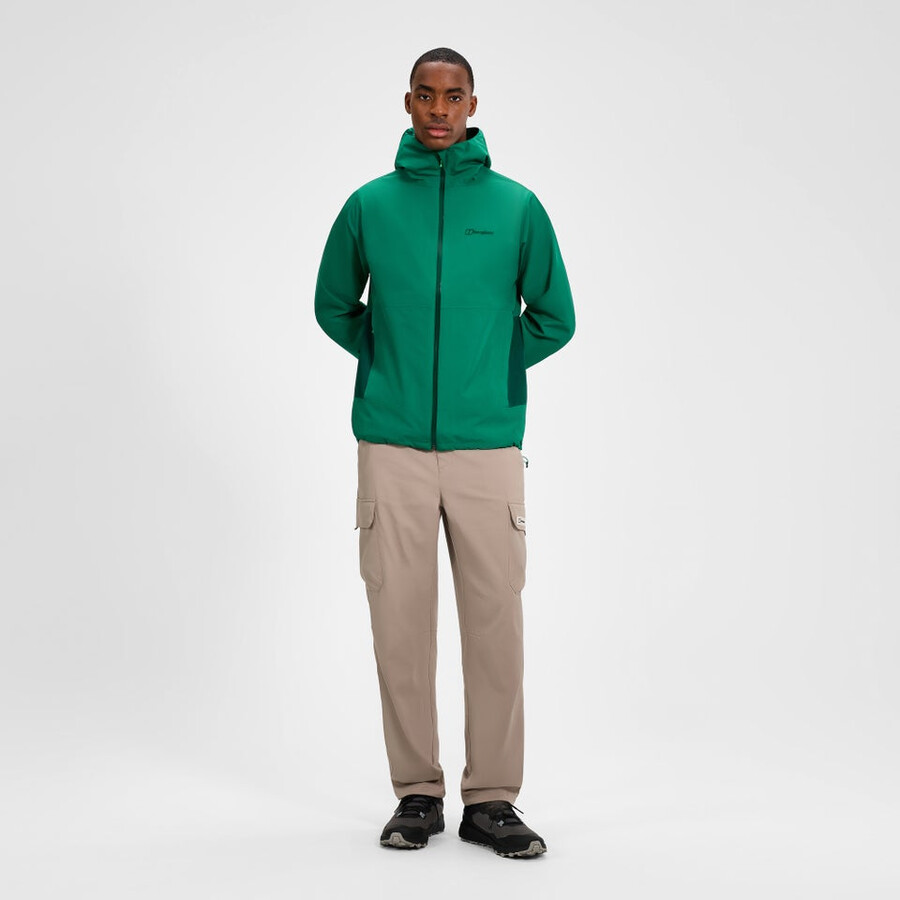 mens bramblfell interactive gore-tex waterproof jacket - green berghaus