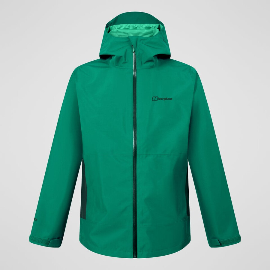 mens bramblfell interactive gore-tex waterproof jacket - green berghaus
