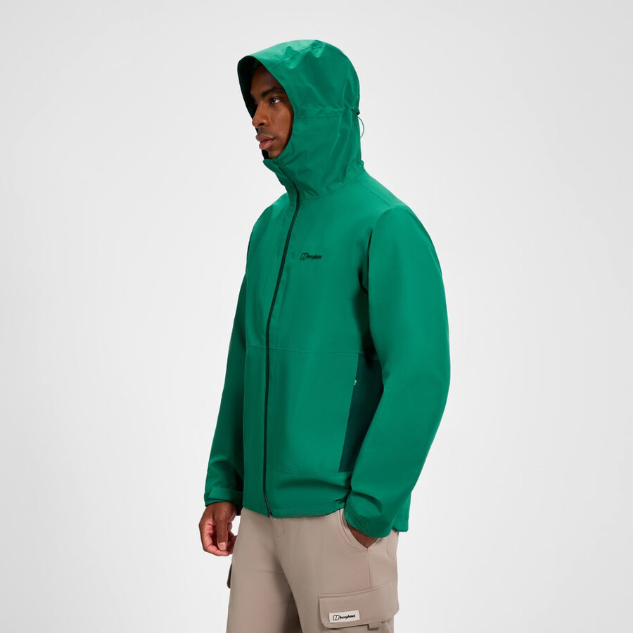 mens bramblfell interactive gore-tex waterproof jacket - green berghaus