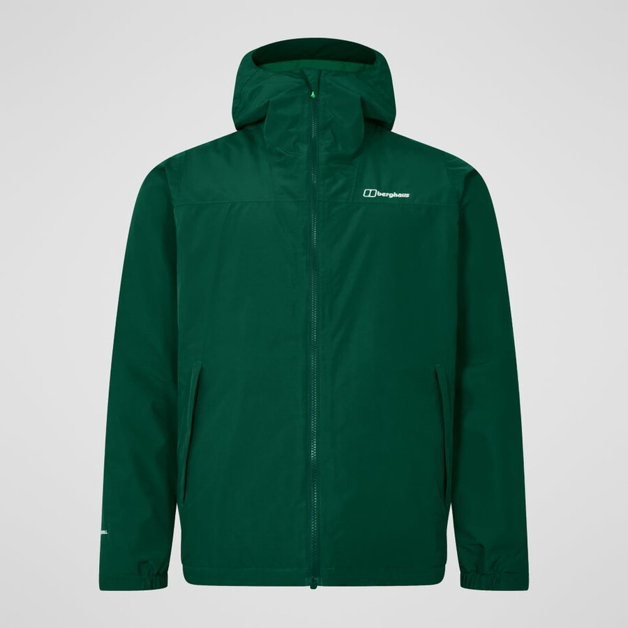 mens deluge pro 3.0 insulated jacket - green berghaus