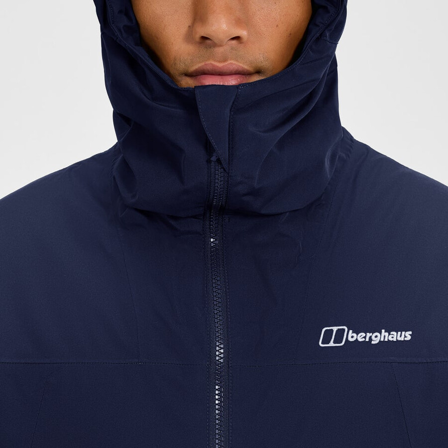 mens deluge pro 3.0 insulated jacket - blue berghaus