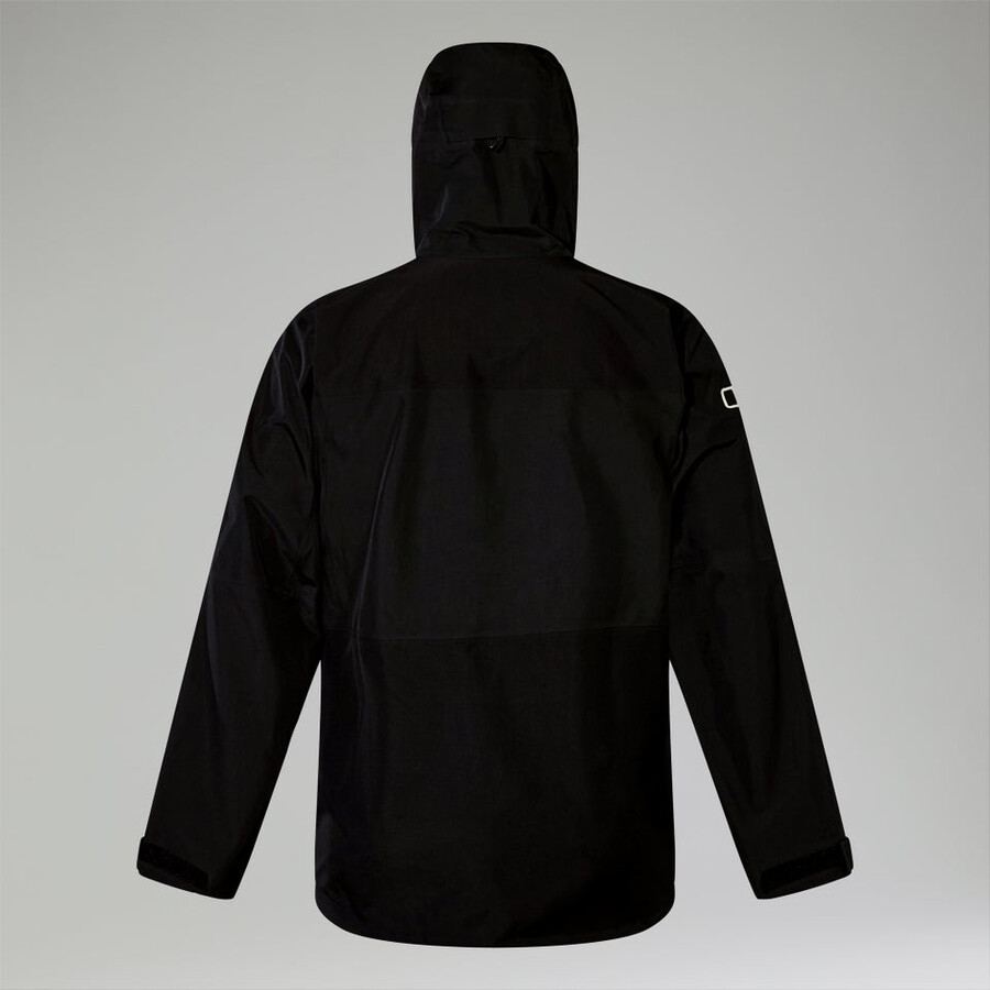 mens ridge-seeker gore-tex waterproof jacket - black berghaus