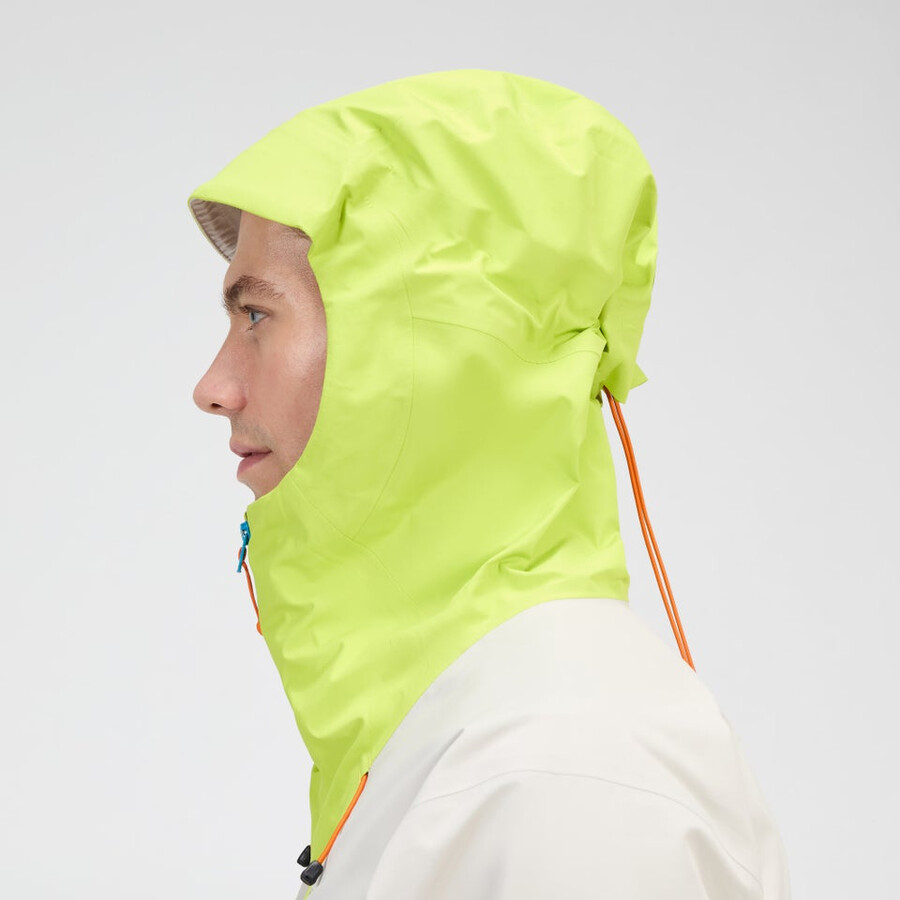 mens ridge-seeker gore-tex waterproof jacket - greyyellow berghaus