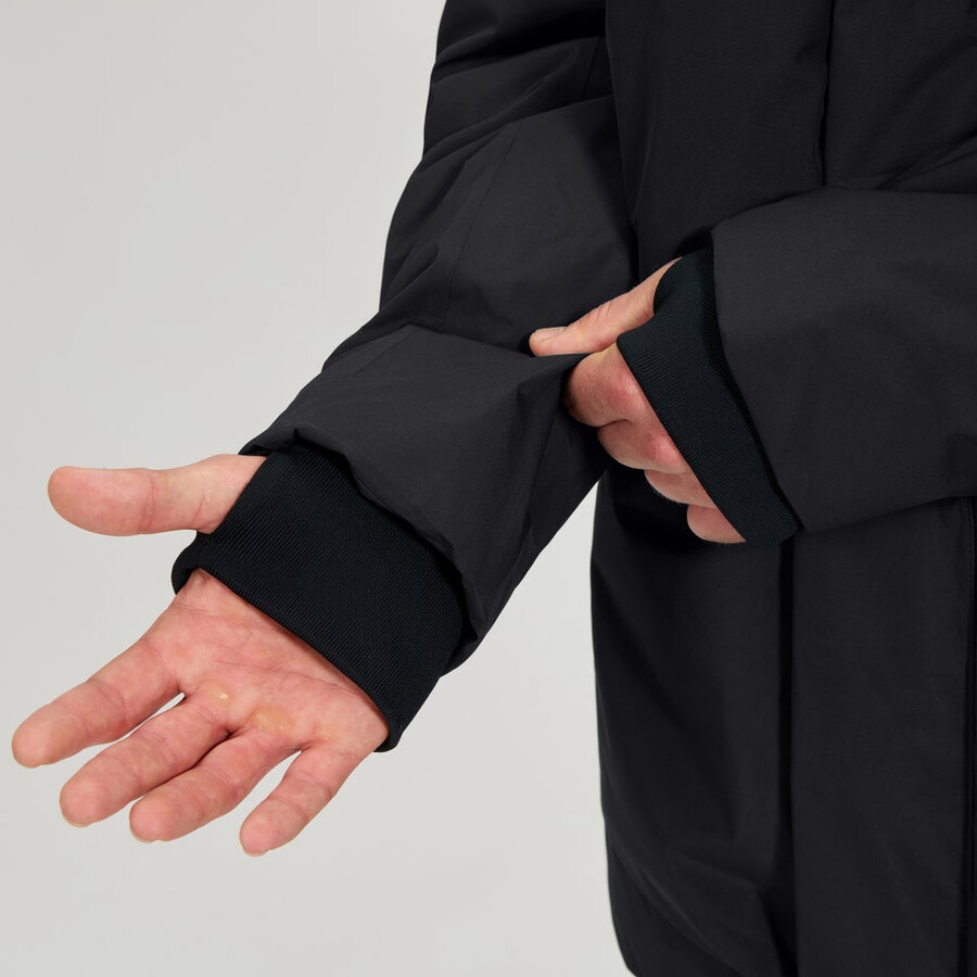 mens fernly gore-tex down parka - black berghaus