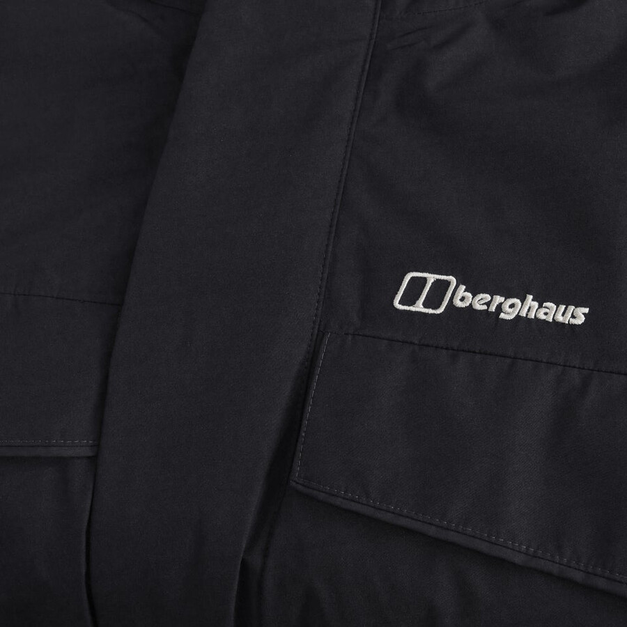 mens fernly gore-tex down parka - black berghaus