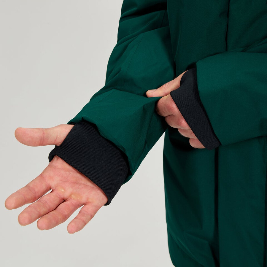 mens fernly gore-tex down parka - green berghaus