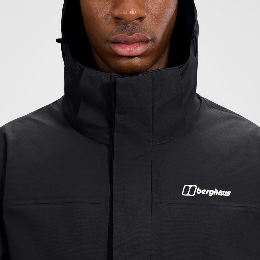mens hillwalker 2.0 interactive jacket - black berghaus