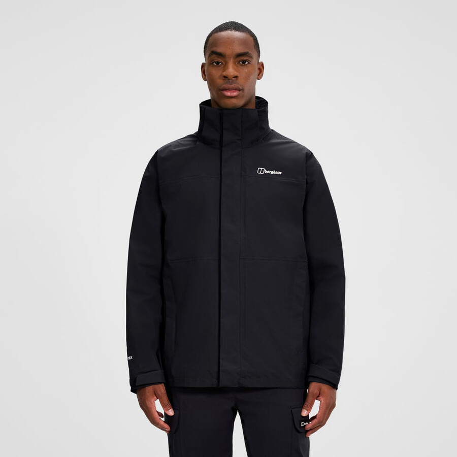 mens hillwalker 2.0 interactive jacket - black berghaus