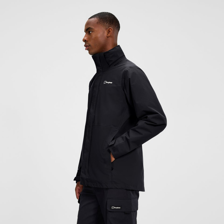mens hillwalker 2.0 interactive jacket - black berghaus