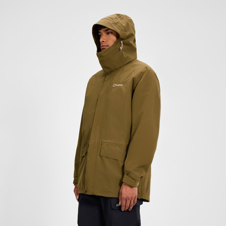 mens cornice 2.0 interactive jacket - brown berghaus