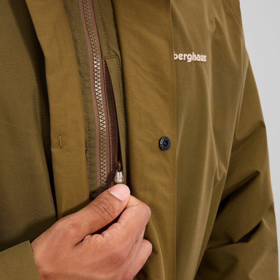 mens cornice 2.0 interactive jacket - brown berghaus