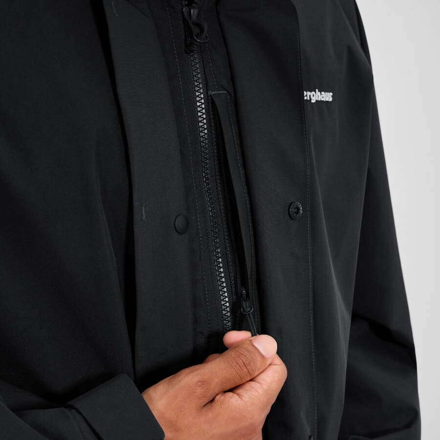 mens cornice 2.0 interactive jacket - black berghaus