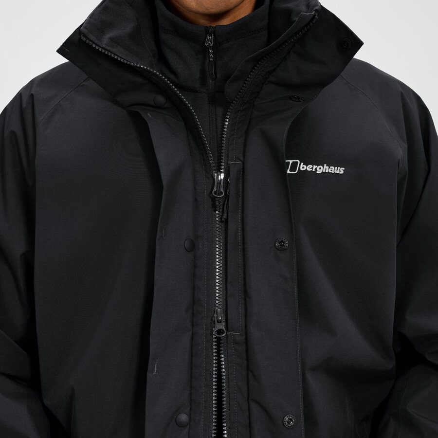 mens cornice 2.0 interactive jacket - black berghaus