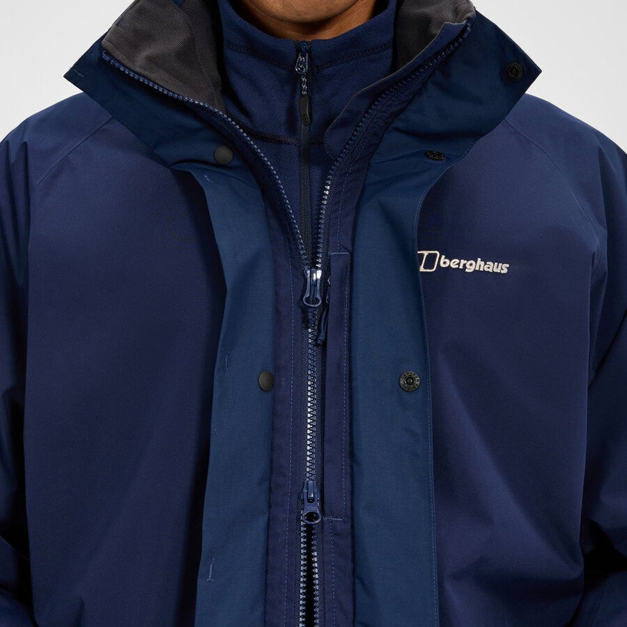 mens cornice 2.0 interactive jacket - blue berghaus