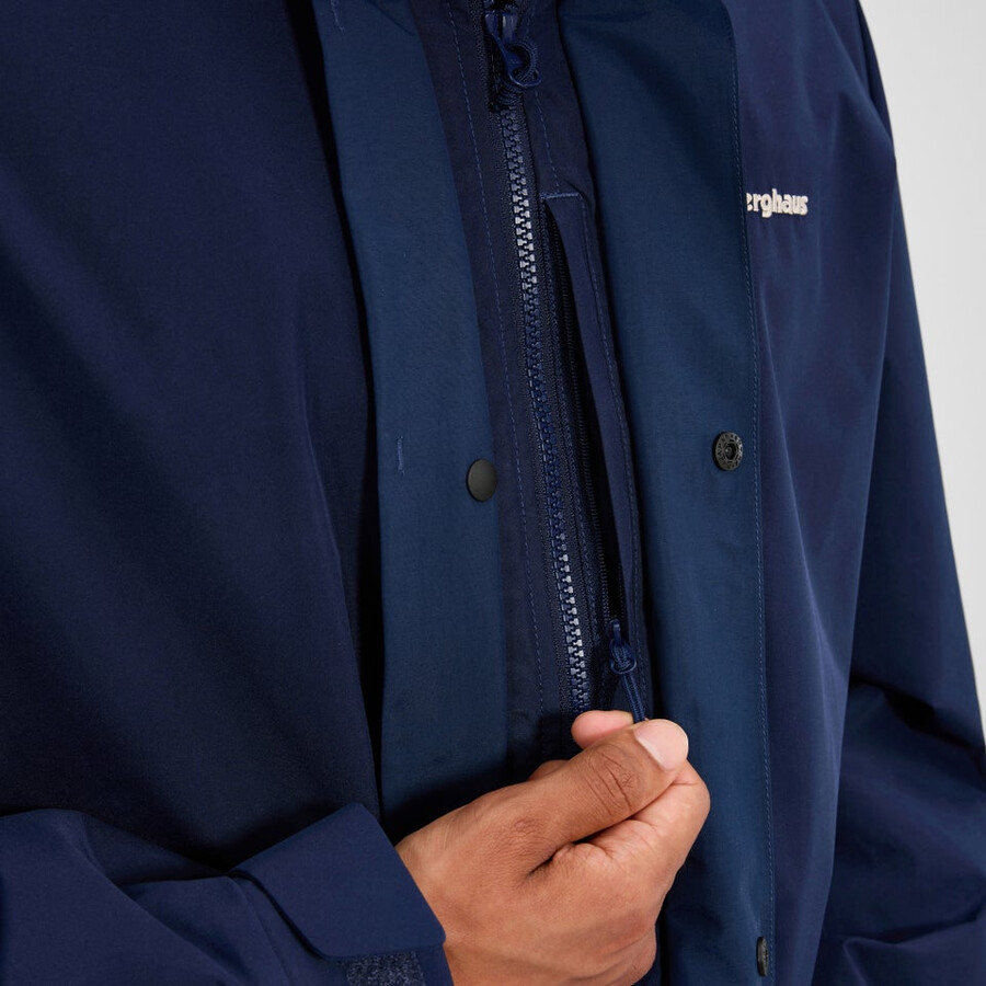 mens cornice 2.0 interactive jacket - blue berghaus