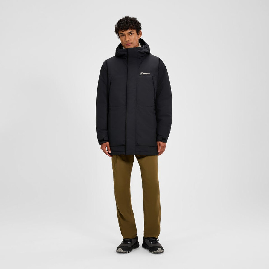 mens wansbeck insulated parka - black berghaus
