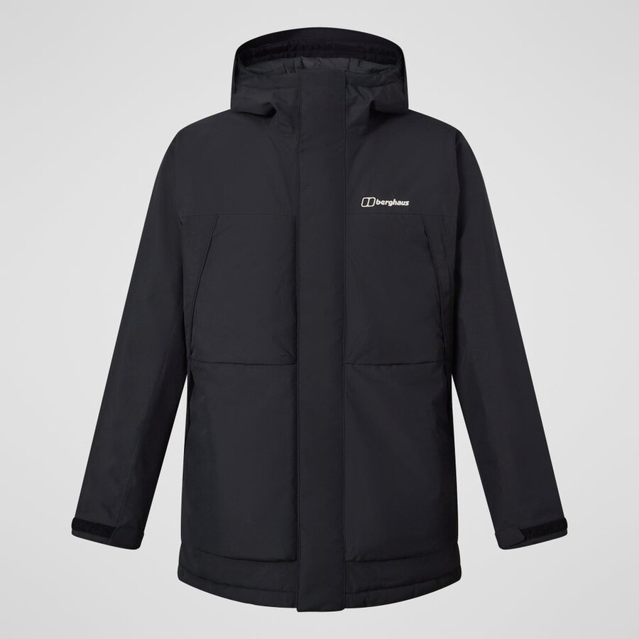 mens wansbeck insulated parka - black berghaus