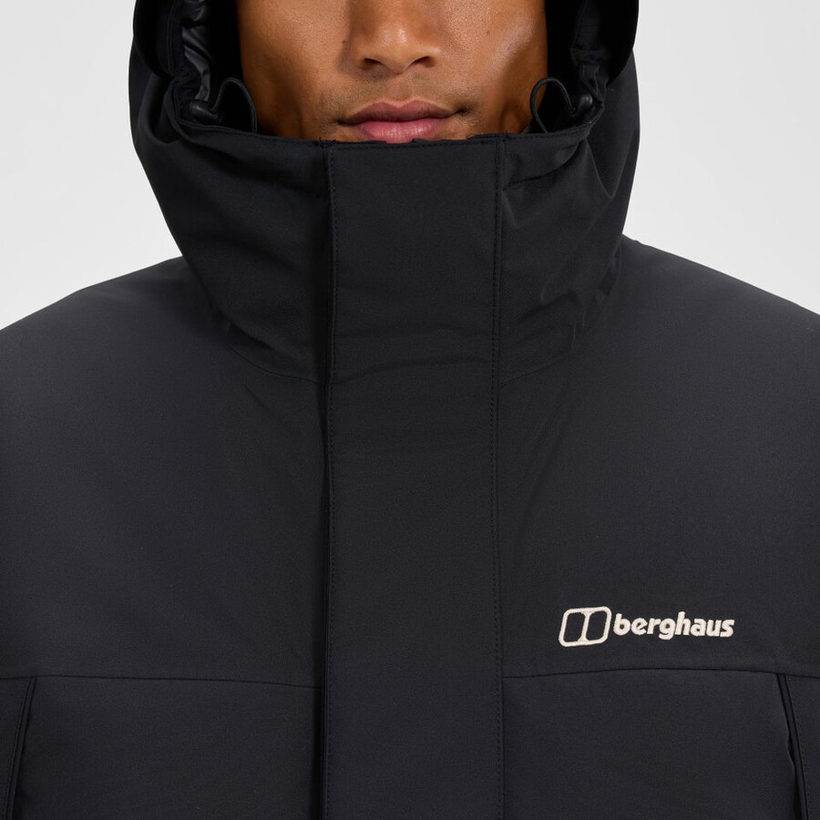 mens wansbeck insulated parka - black berghaus