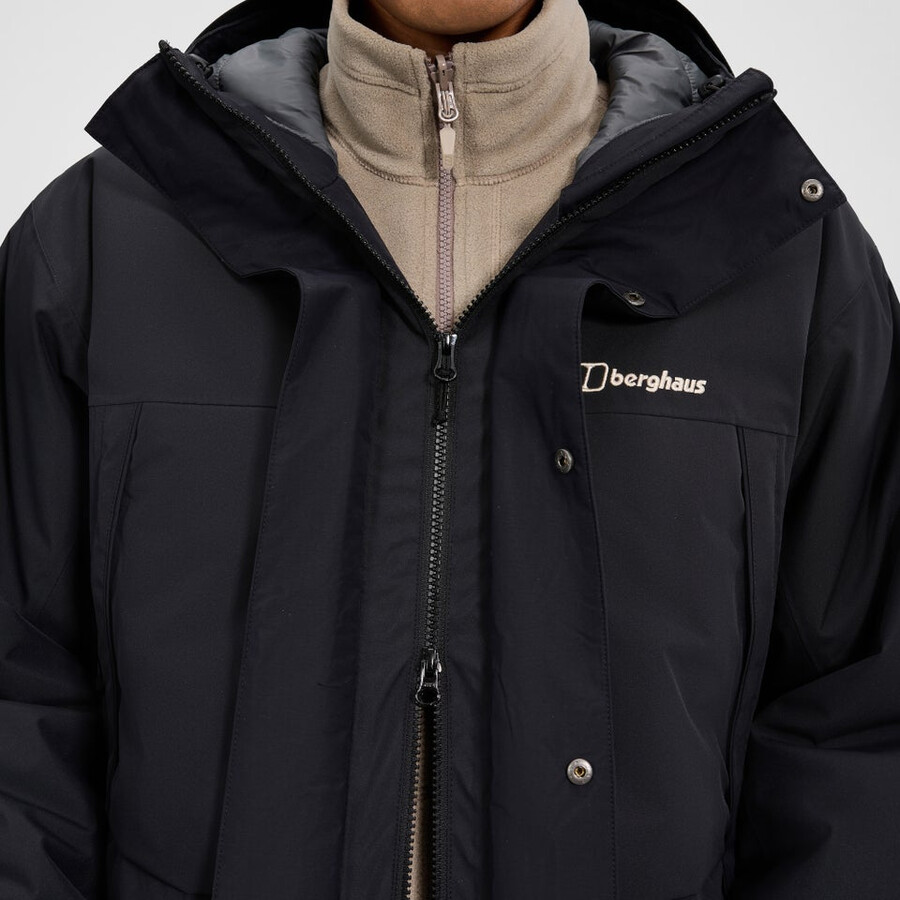 mens wansbeck insulated parka - black berghaus