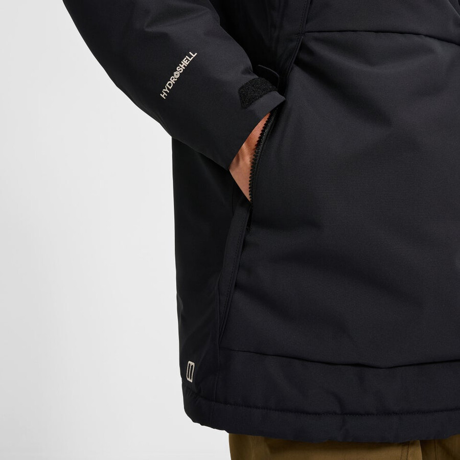 mens wansbeck insulated parka - black berghaus