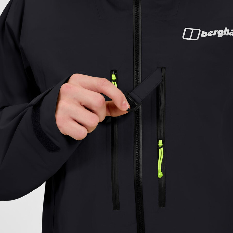 mens extrem vanguard gore-tex jacket - black berghaus