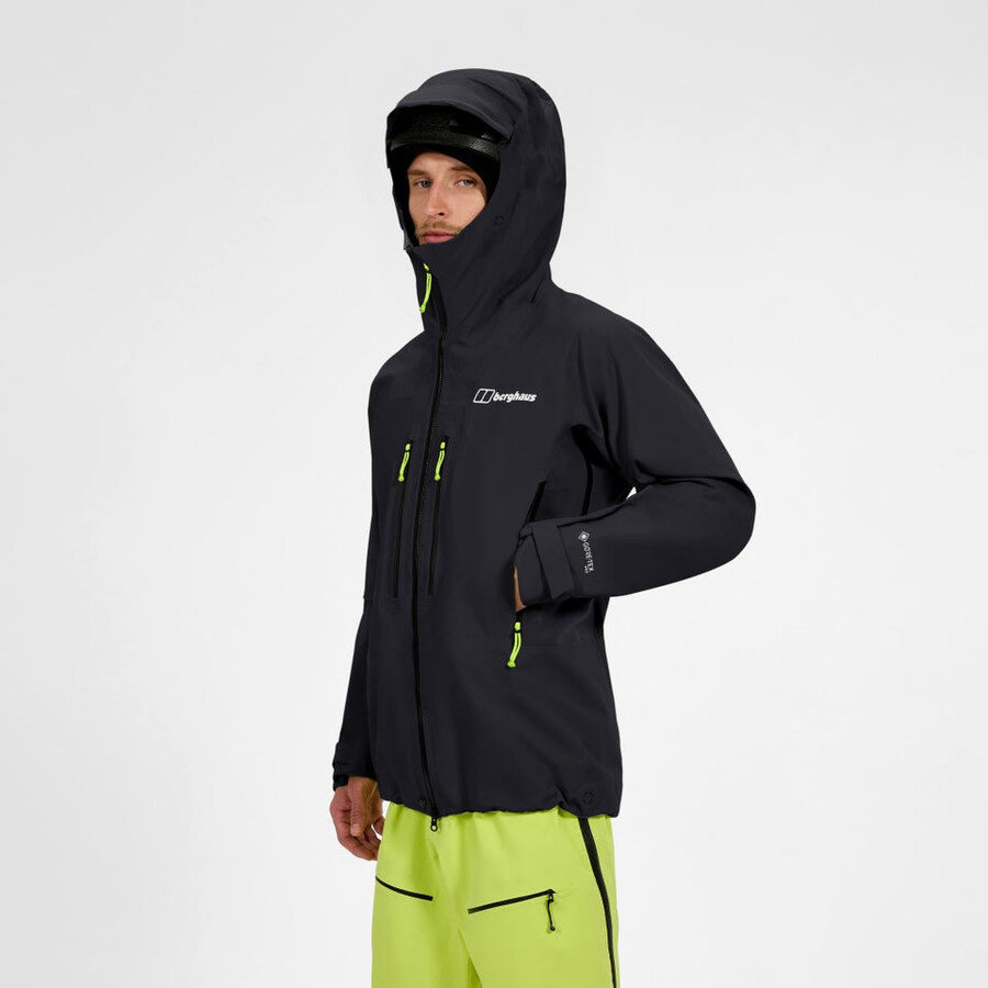 mens extrem vanguard gore-tex jacket - black berghaus