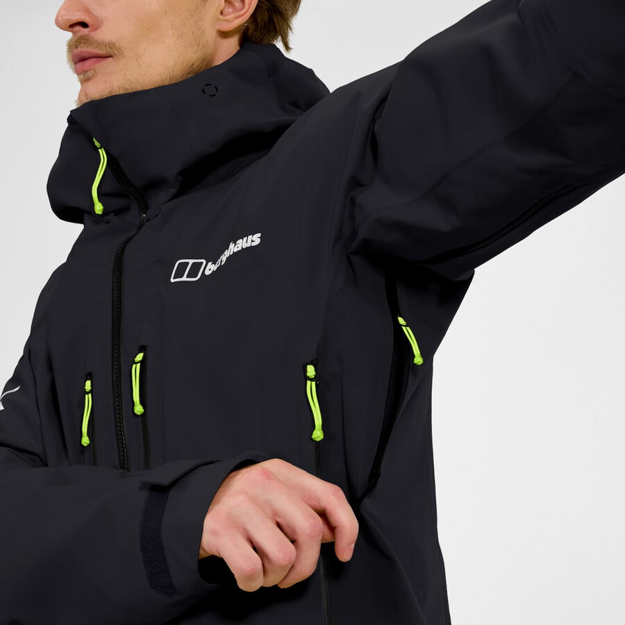 mens extrem vanguard gore-tex jacket - black berghaus