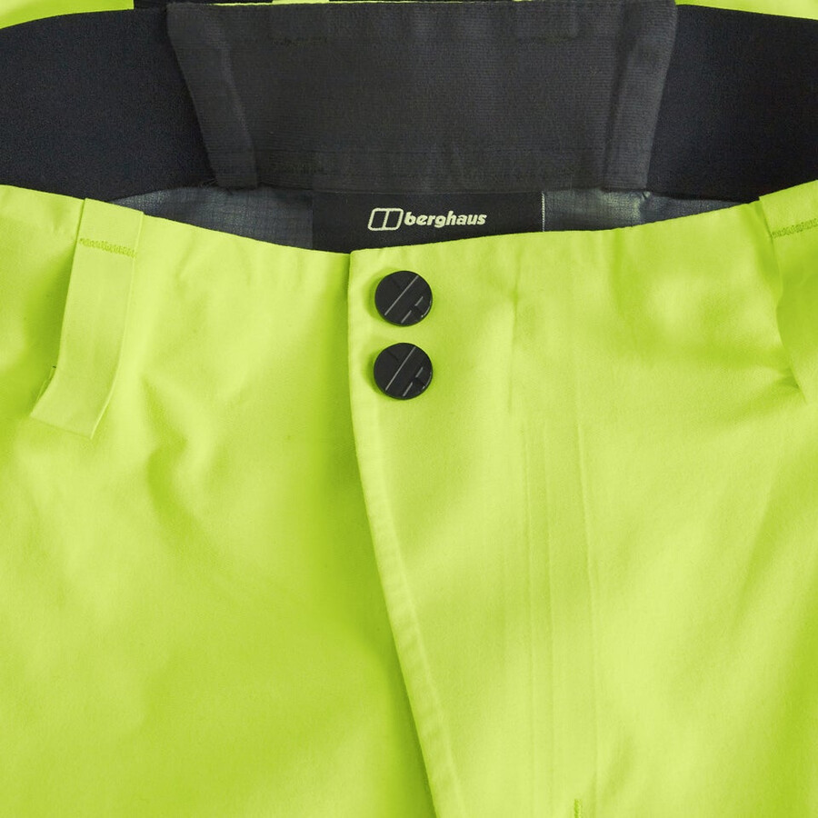 mens extrem vanguard gore-tex pant - yellow berghaus