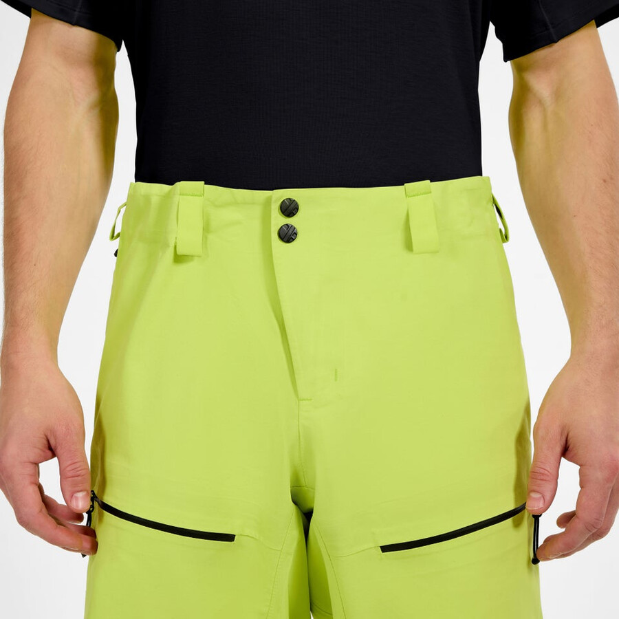mens extrem vanguard gore-tex pant - yellow berghaus