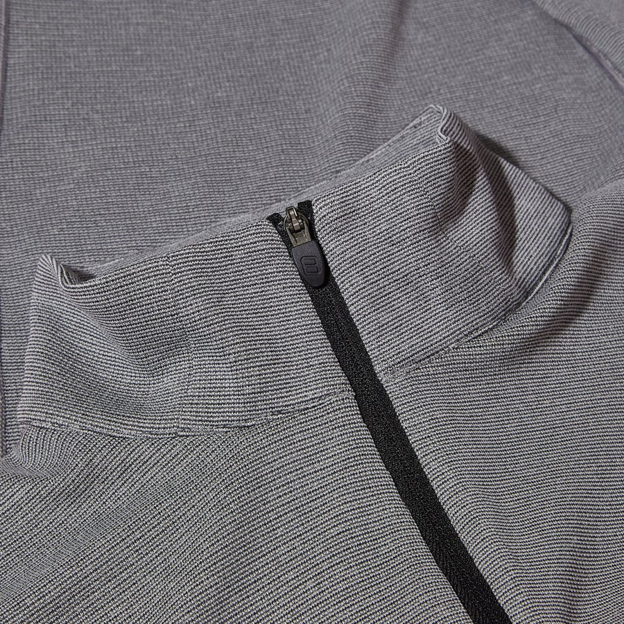 womens mtn guide long sleeve half zip - greyred berghaus