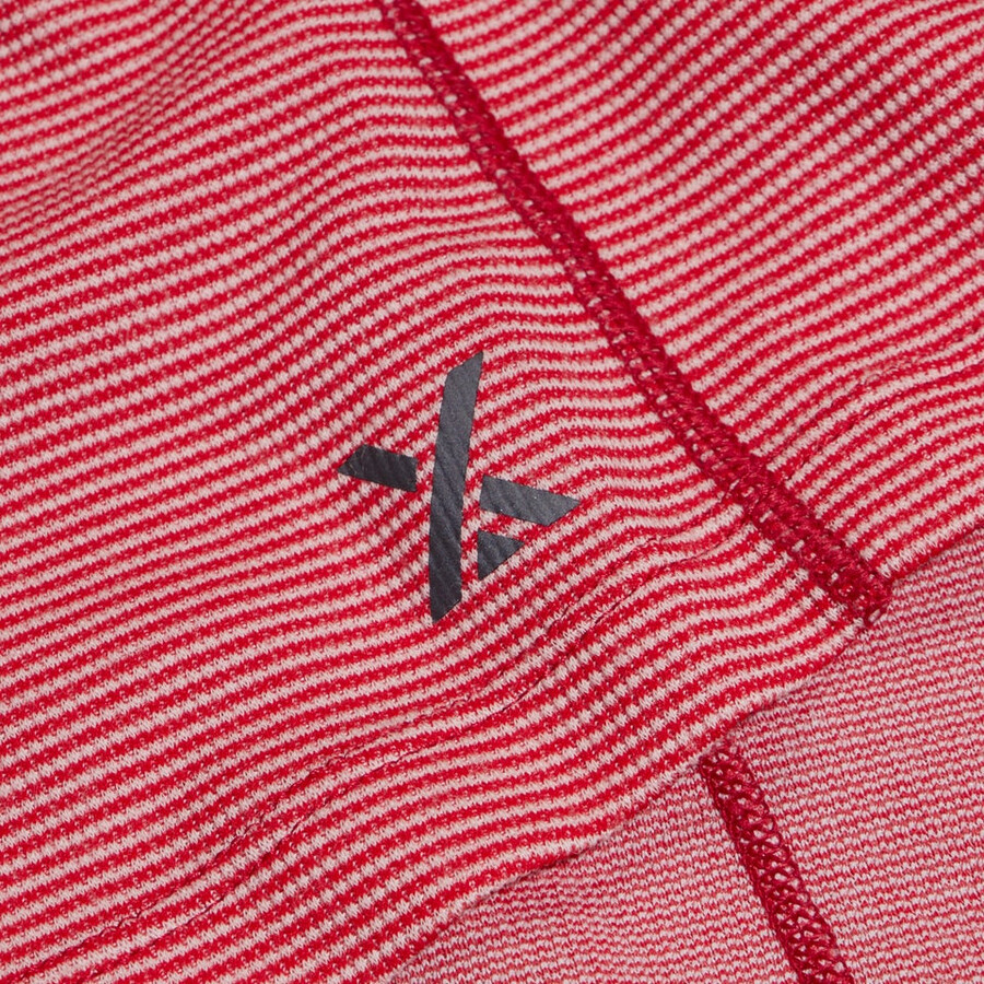 womens mtn guide long sleeve half zip - red berghaus