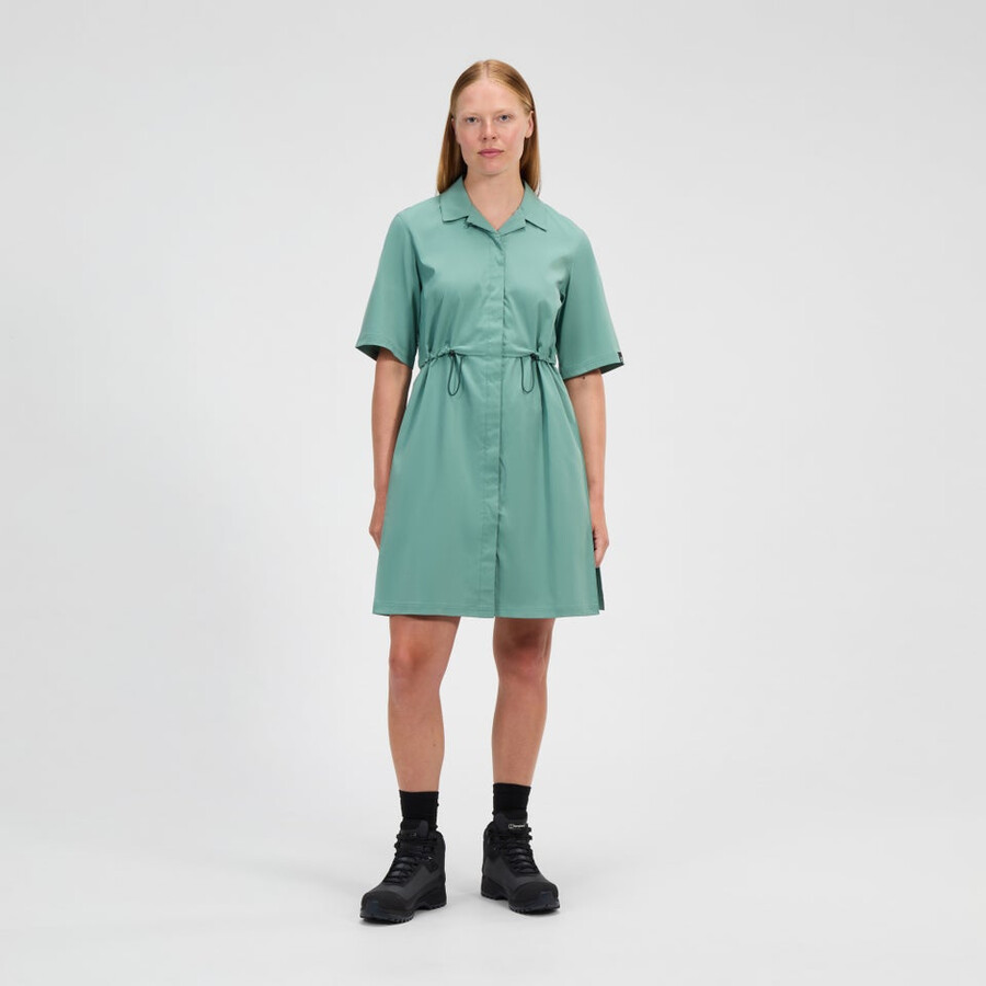 womens explorer dress - green berghaus