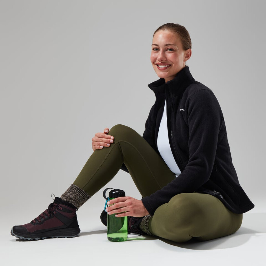 womens prism polartec interactive jacket - black berghaus