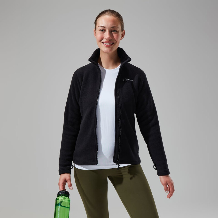 womens prism polartec interactive jacket - black berghaus