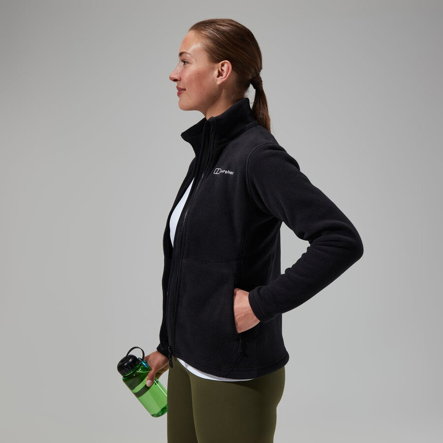 womens prism polartec interactive jacket - black berghaus