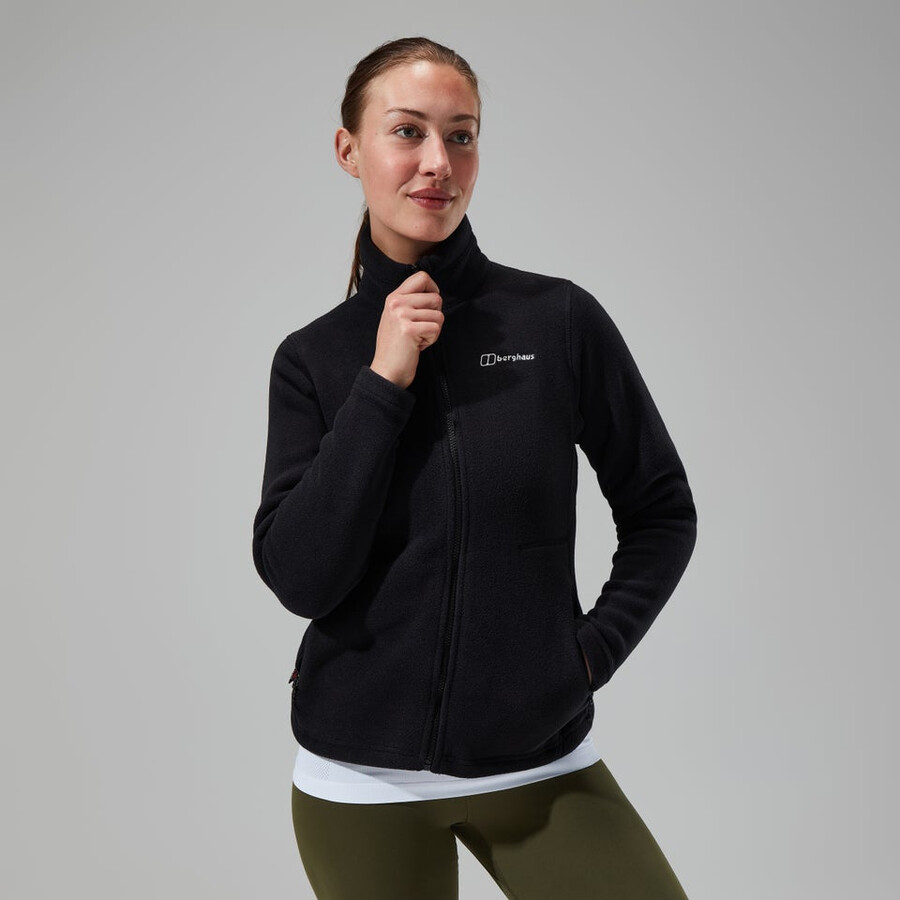 womens prism polartec interactive jacket - black berghaus