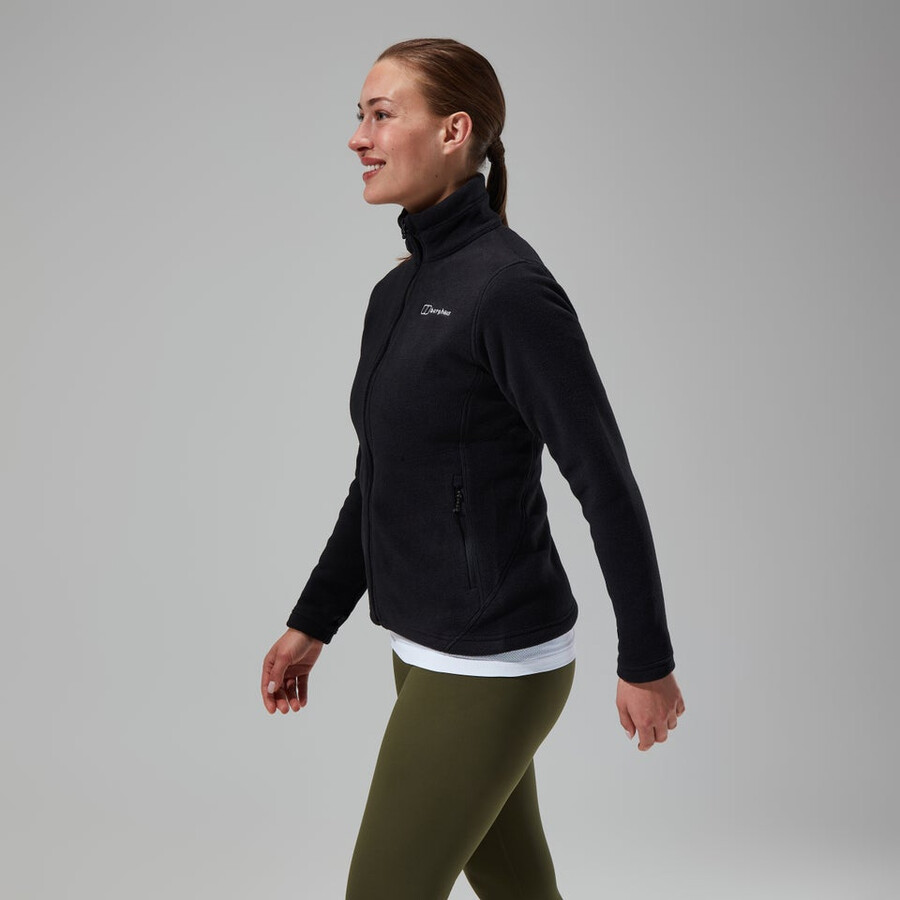 womens prism polartec interactive jacket - black berghaus