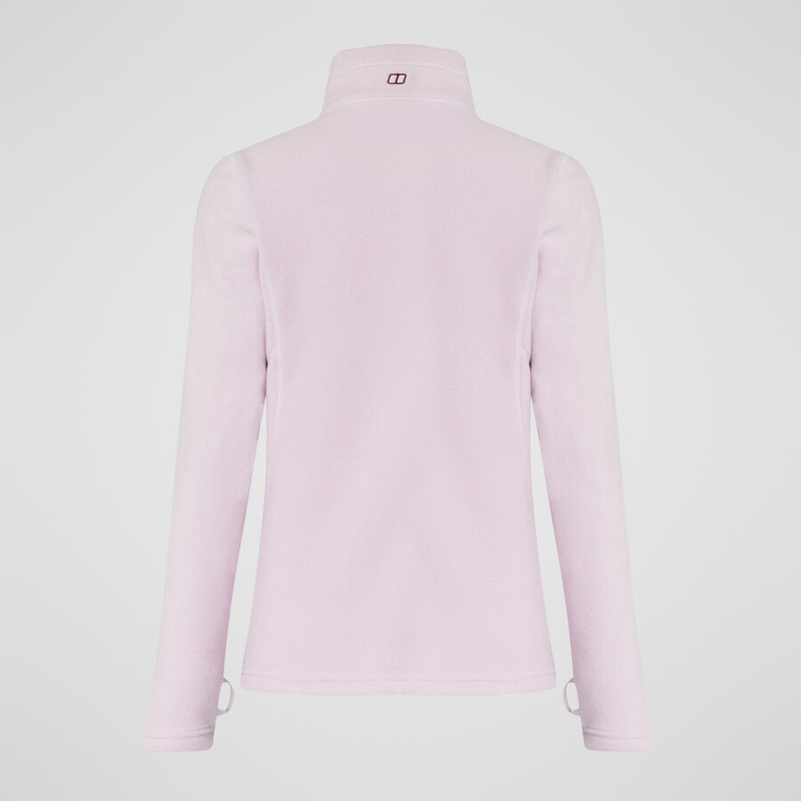 womens prism interactive polartec fleece jacket - pink berghaus