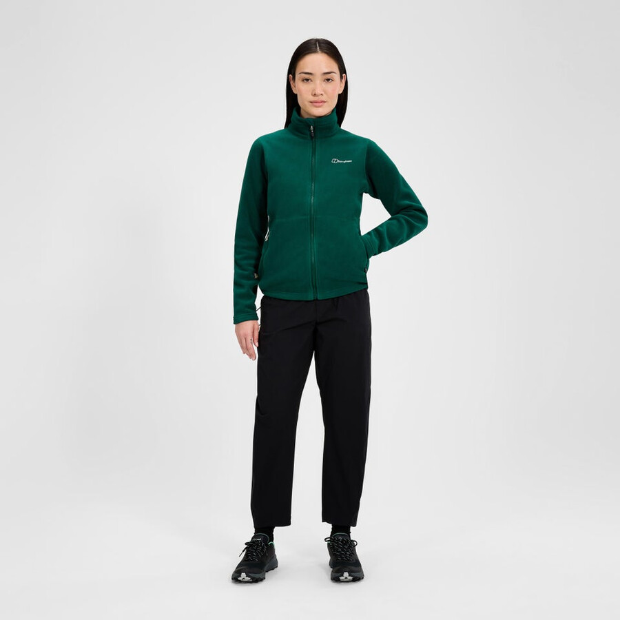 womens prism interactive polartec fleece jacket - green berghaus