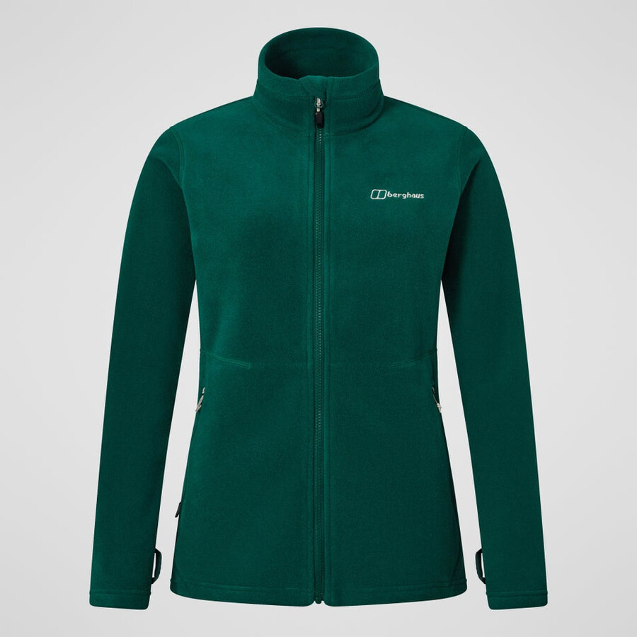 womens prism interactive polartec fleece jacket - green berghaus
