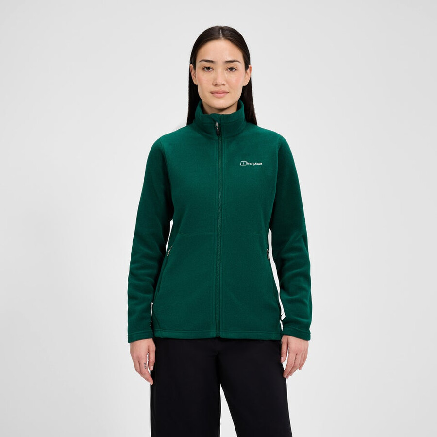 womens prism interactive polartec fleece jacket - green berghaus