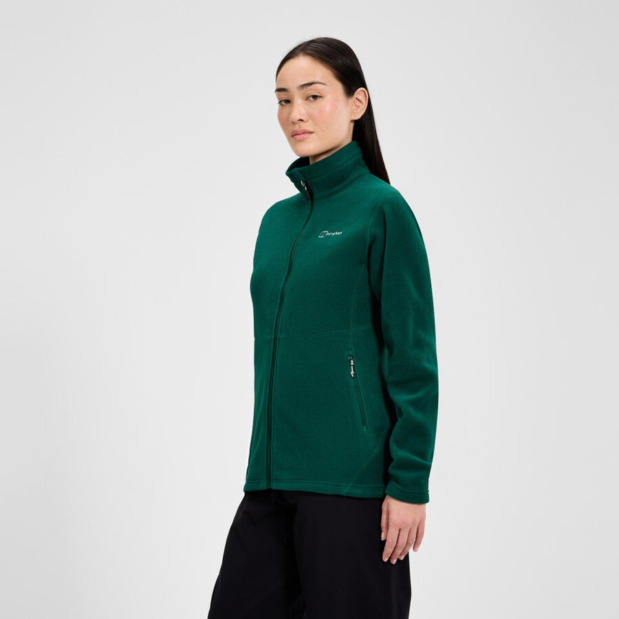 womens prism interactive polartec fleece jacket - green berghaus