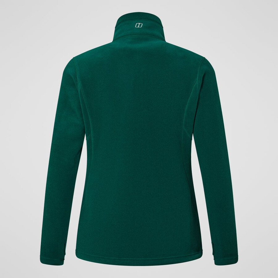 womens prism interactive polartec fleece jacket - green berghaus