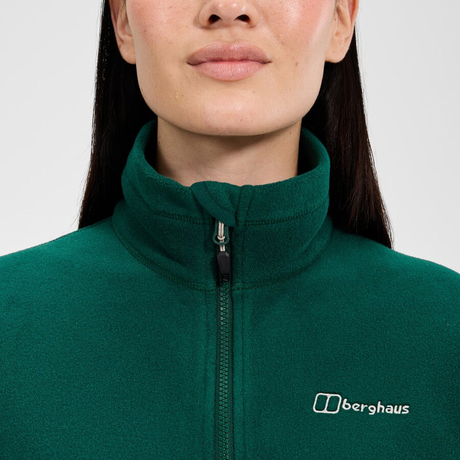 womens prism interactive polartec fleece jacket - green berghaus